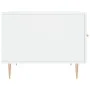 Mesa de centro madera de ingeniería brillo blanco 50x50x40 cm de vidaXL, Mesas de centro - Ref: Foro24-829368, Precio: 38,27 ...