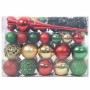 Juego de Esferas de Navidad 61 pcs Multicolor Plástico en Decoración Festiva y Estacional | Comprar online en Foru.es