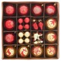Juego de Esferas de Navidad 40 pcs Dorado y rojo Plástico en Decoración Festiva y Estacional | Comprar online en Foru.es
