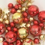 Juego de Esferas de Navidad 40 pcs Dorado y rojo Plástico en Decoración Festiva y Estacional | Comprar online en Foru.es