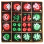 Juego de Esferas de Navidad 40 pcs Rojo y verde Plástico en Decoración Festiva y Estacional | Comprar online en Foru.es