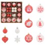 Juego de Esferas de Navidad 40 pcs Rojo y Plástico en Decoración Festiva y Estacional | Comprar online en Foru.es
