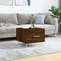Mesa de centro madera contrachapada roble marrón 50x50x40 cm de vidaXL, Mesas de centro - Ref: Foro24-829378, Precio: 36,91 €...