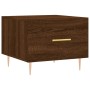 Mesa de centro madera contrachapada roble marrón 50x50x40 cm de vidaXL, Mesas de centro - Ref: Foro24-829378, Precio: 36,91 €...