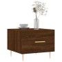 Mesa de centro madera contrachapada roble marrón 50x50x40 cm de vidaXL, Mesas de centro - Ref: Foro24-829378, Precio: 36,91 €...