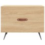 Mesa de centro madera de ingeniería roble Sonoma 50x50x40 cm de vidaXL, Mesas de centro - Ref: Foro24-829338, Precio: 38,99 €...