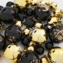 Juego de Esferas de Navidad 40 pcs Negro y dorado Plástico en Decoración Festiva y Estacional | Comprar online en Foru.es