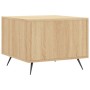 Mesa de centro madera de ingeniería roble Sonoma 50x50x40 cm de vidaXL, Mesas de centro - Ref: Foro24-829338, Precio: 38,99 €...