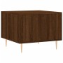Mesa de centro madera contrachapada roble marrón 50x50x40 cm de vidaXL, Mesas de centro - Ref: Foro24-829378, Precio: 36,91 €...