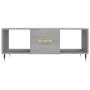 Mesa de centro madera contrachapada gris Sonoma 102x50x40 cm de vidaXL, Mesas de centro - Ref: Foro24-829282, Precio: 49,02 €...