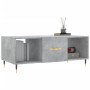 Mesa de centro madera contrachapada gris hormigón 102x50x40 cm de vidaXL, Mesas de centro - Ref: Foro24-829280, Precio: 47,69...