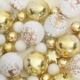 Juego de Esferas de Navidad 40 pcs y dorado Plástico en Decoración Festiva y Estacional | Comprar online en Foru.es