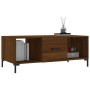 Mesa de centro madera contrachapada roble marrón 102x50x40 cm de vidaXL, Mesas de centro - Ref: Foro24-829307, Precio: 49,21 ...