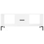 Mesa de centro madera contrachapada blanco brillo 102x50x40 cm de vidaXL, Mesas de centro - Ref: Foro24-829302, Precio: 51,95...
