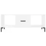 Mesa de centro madera contrachapada blanco brillo 102x50x40 cm de vidaXL, Mesas de centro - Ref: Foro24-829302, Precio: 51,95...