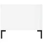 Mesa de centro madera contrachapada blanco brillo 102x50x40 cm de vidaXL, Mesas de centro - Ref: Foro24-829302, Precio: 51,95...