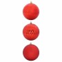 Juego de Esferas de Navidad 3 pcs Rojo Plástico en Decoración Festiva y Estacional | Comprar online en Foru.es