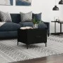 Mesa de centro madera contrachapada negro 50x50x40 cm de vidaXL, Mesas de centro - Ref: Foro24-829398, Precio: 40,79 €, Descu...