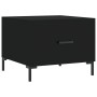 Mesa de centro madera contrachapada negro 50x50x40 cm de vidaXL, Mesas de centro - Ref: Foro24-829398, Precio: 41,13 €, Descu...