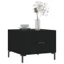 Mesa de centro madera contrachapada negro 50x50x40 cm de vidaXL, Mesas de centro - Ref: Foro24-829398, Precio: 40,79 €, Descu...