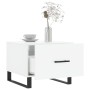 Mesa de centro madera de ingeniería brillo blanco 50x50x40 cm de vidaXL, Mesas de centro - Ref: Foro24-829448, Precio: 45,11 ...