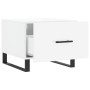 Mesa de centro madera de ingeniería brillo blanco 50x50x40 cm de vidaXL, Mesas de centro - Ref: Foro24-829448, Precio: 45,11 ...