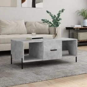 Plywood gray concrete coffee table 102x50x40 cm by vidaXL, Coffee table - Ref: Foro24-829312, Price: 54,93 €, Discount: %
