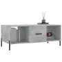 Plywood gray concrete coffee table 102x50x40 cm by vidaXL, Coffee table - Ref: Foro24-829312, Price: 54,93 €, Discount: %