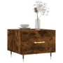 Mesa de centro madera contrachapada roble ahumado 50x50x40 cm de vidaXL, Mesas de centro - Ref: Foro24-829358, Precio: 38,84 ...