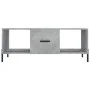 Plywood gray concrete coffee table 102x50x40 cm by vidaXL, Coffee table - Ref: Foro24-829312, Price: 54,93 €, Discount: %