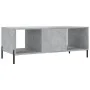 Plywood gray concrete coffee table 102x50x40 cm by vidaXL, Coffee table - Ref: Foro24-829312, Price: 54,93 €, Discount: %
