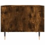 Mesa de centro madera contrachapada roble ahumado 50x50x40 cm de vidaXL, Mesas de centro - Ref: Foro24-829358, Precio: 38,84 ...
