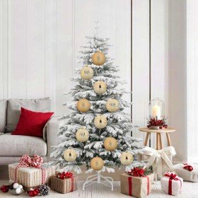 Juego de Esferas de Navidad 9 pcs Dorado Plástico en Decoración Festiva y Estacional | Comprar online en Foru.es