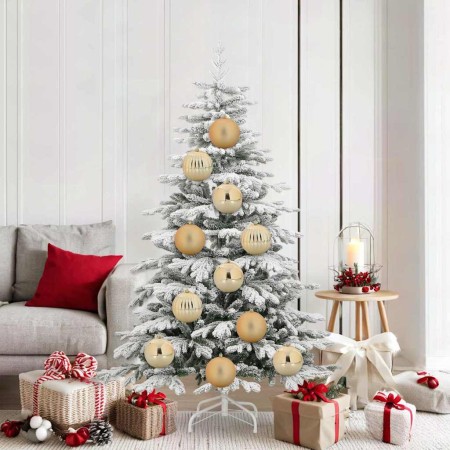 Juego de Esferas de Navidad 9 pcs Dorado Plástico en Decoración Festiva y Estacional | Comprar online en Foru.es