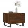 Mesa de centro madera contrachapada roble marrón 50x50x40 cm de vidaXL, Mesas de centro - Ref: Foro24-829458, Precio: 46,48 €...