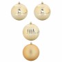 Juego de Esferas de Navidad 4 pcs Dorado Plástico en Decoración Festiva y Estacional | Comprar online en Foru.es
