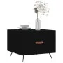 Mesa de centro madera de ingeniería negro 50x50x40 cm de vidaXL, Mesas de centro - Ref: Foro24-829334, Precio: 41,21 €, Descu...