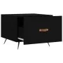 Mesa de centro madera de ingeniería negro 50x50x40 cm de vidaXL, Mesas de centro - Ref: Foro24-829334, Precio: 41,21 €, Descu...