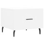 Mesa de centro madera de ingeniería blanca 50x50x40 cm de vidaXL, Mesas de centro - Ref: Foro24-829428, Precio: 41,77 €, Desc...