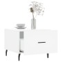 Mesa de centro madera de ingeniería blanca 50x50x40 cm de vidaXL, Mesas de centro - Ref: Foro24-829428, Precio: 41,77 €, Desc...
