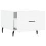 Mesa de centro madera de ingeniería blanca 50x50x40 cm de vidaXL, Mesas de centro - Ref: Foro24-829428, Precio: 41,77 €, Desc...
