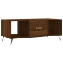 Mesa de centro madera contrachapada roble marrón 102x50x40 cm de vidaXL, Mesas de centro - Ref: Foro24-829275, Precio: 49,36 ...