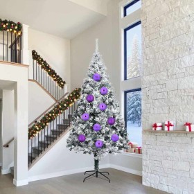 Juego de Esferas de Navidad 4 pcs Lila Plástico en Decoración Festiva y Estacional | Comprar online en Foru.es