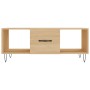 Mesa de centro madera contrachapada roble Sonoma 102x50x40 cm de vidaXL, Mesas de centro - Ref: Foro24-829295, Precio: 46,73 ...