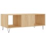 Mesa de centro madera contrachapada roble Sonoma 102x50x40 cm de vidaXL, Mesas de centro - Ref: Foro24-829295, Precio: 46,73 ...