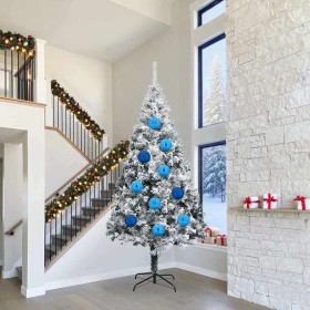 Juego de Esferas de Navidad 4 pcs Azul Plástico en Decoración Festiva y Estacional | Comprar online en Foru.es