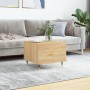Mesa de centro madera contrachapada roble Sonoma 50x50x40 cm de vidaXL, Mesas de centro - Ref: Foro24-829354, Precio: 39,05 €...