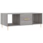 Mesa de centro madera contrachapada gris Sonoma 102x50x40 cm de vidaXL, Mesas de centro - Ref: Foro24-829290, Precio: 48,62 €...