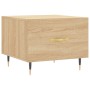 Mesa de centro madera contrachapada roble Sonoma 50x50x40 cm de vidaXL, Mesas de centro - Ref: Foro24-829354, Precio: 39,05 €...