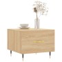 Mesa de centro madera contrachapada roble Sonoma 50x50x40 cm de vidaXL, Mesas de centro - Ref: Foro24-829354, Precio: 39,05 €...